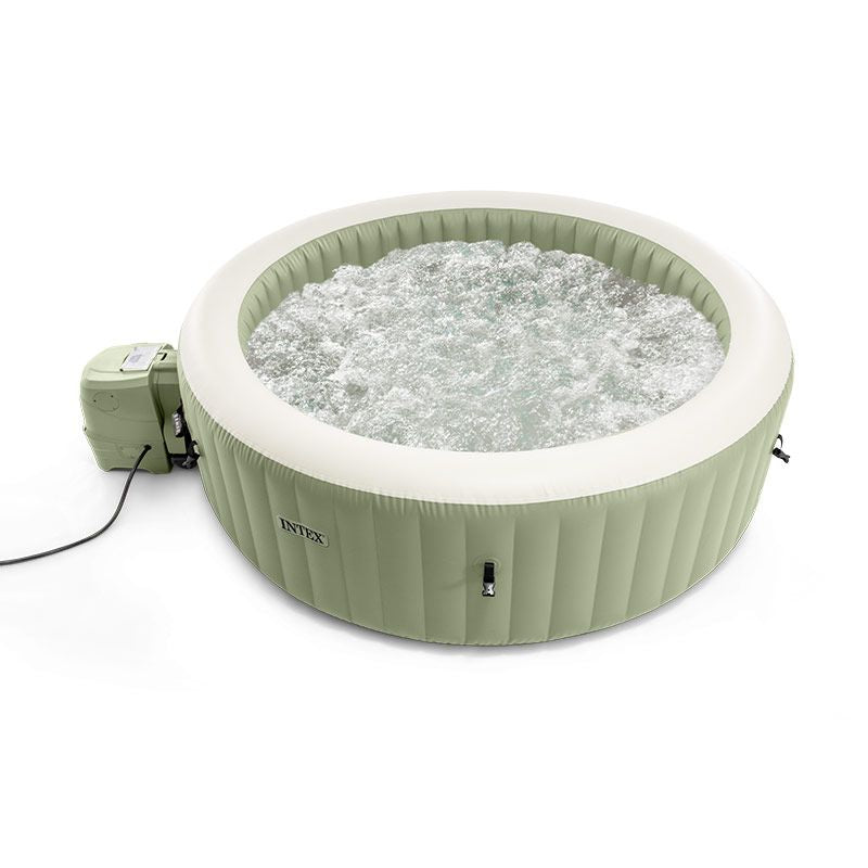 Spa Intex à bulles et massage 8 places beige