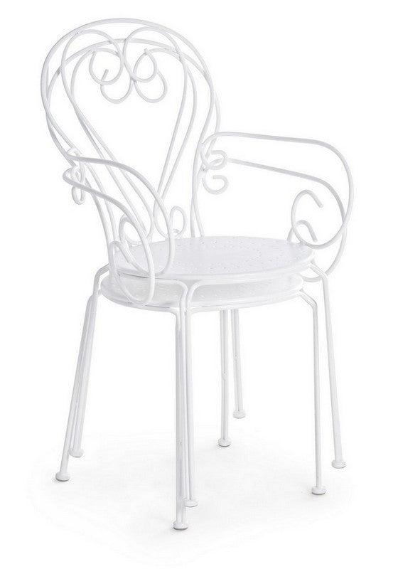 OFFERTA TAVOLO ETIENNE Ø70CM +2 POLTRONE ETIENNE BIANCHE