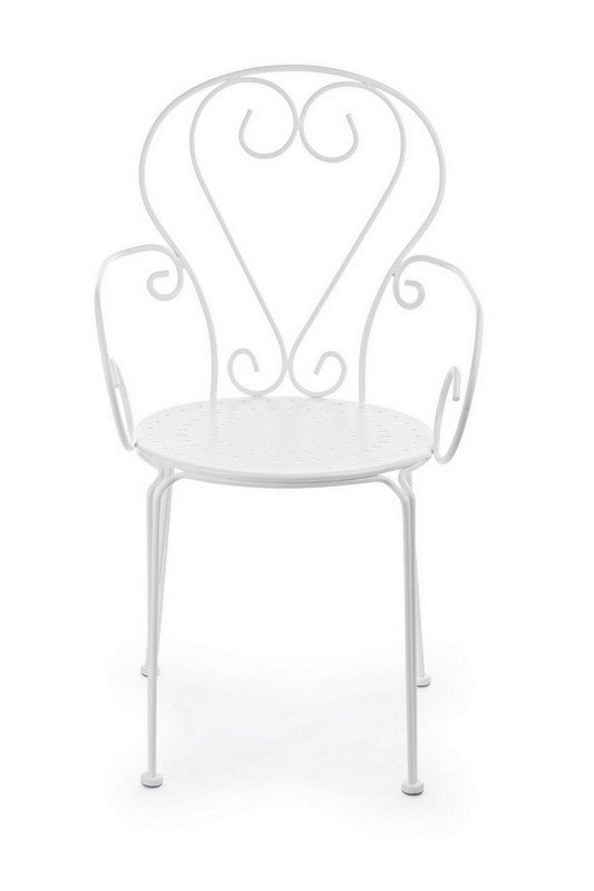 OFFERTA TAVOLO ETIENNE Ø70CM +2 POLTRONE ETIENNE BIANCHE