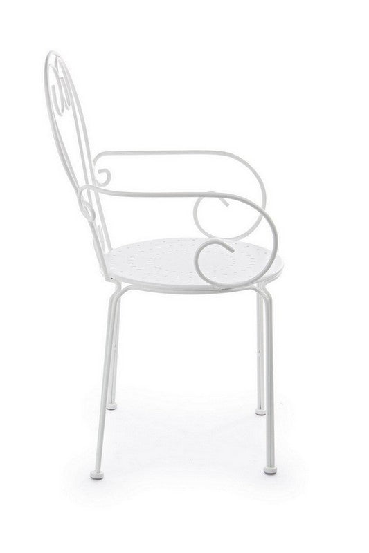 OFFERTA TAVOLO ETIENNE Ø70CM +2 POLTRONE ETIENNE BIANCHE