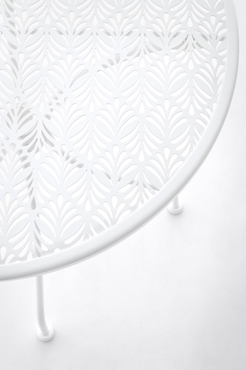 TAVOLO DA GIARDINO LIZETTE BIANCO 60CM