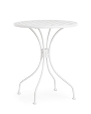 TAVOLO DA GIARDINO LIZETTE BIANCO 60CM
