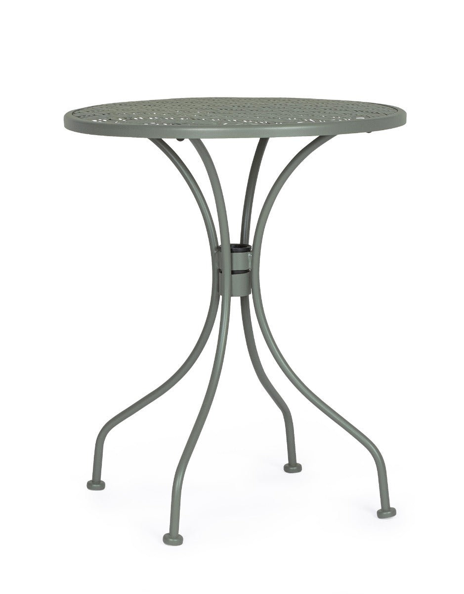 TAVOLO DA GIARDINO LIZETTE VERDE SCURO 60CM