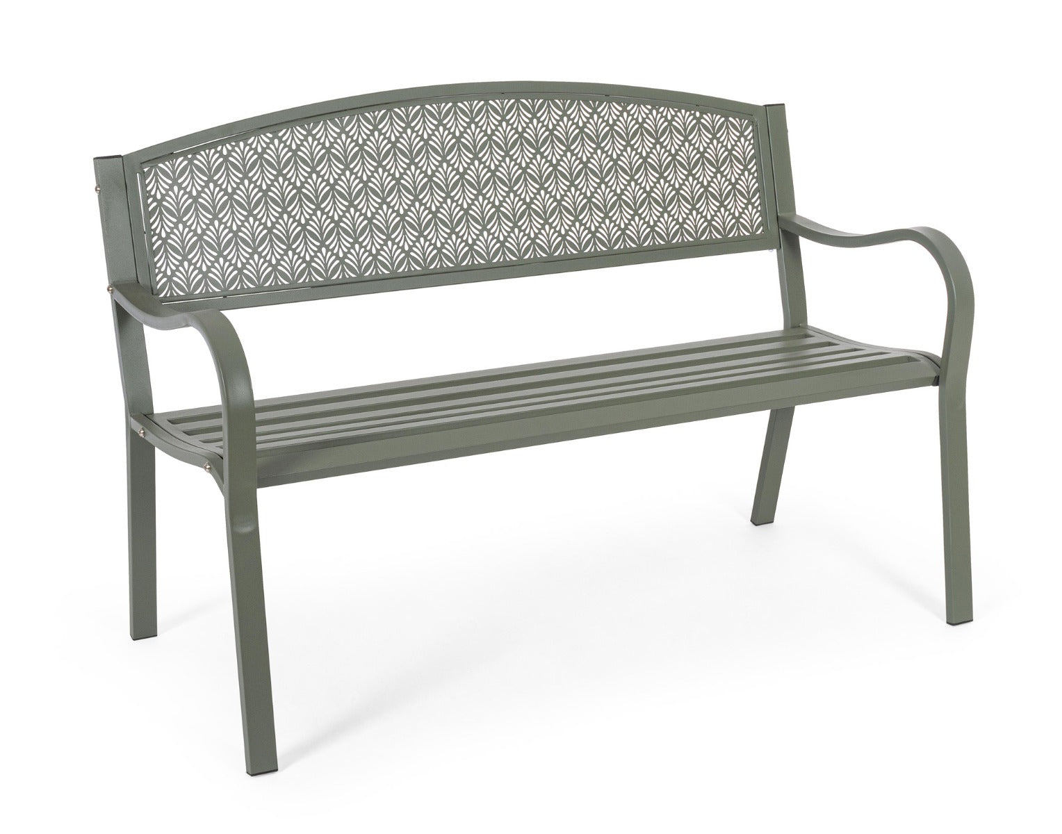 PANCA LIZETTE VERDE SCURO 123X55XH84CM