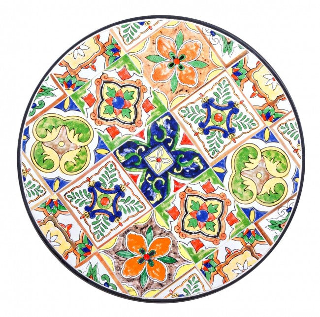 SET TAVOLO DA GIARDINO PALOMA D.60CM + 2 SEDIE PIEGHEVOLI PALOMA