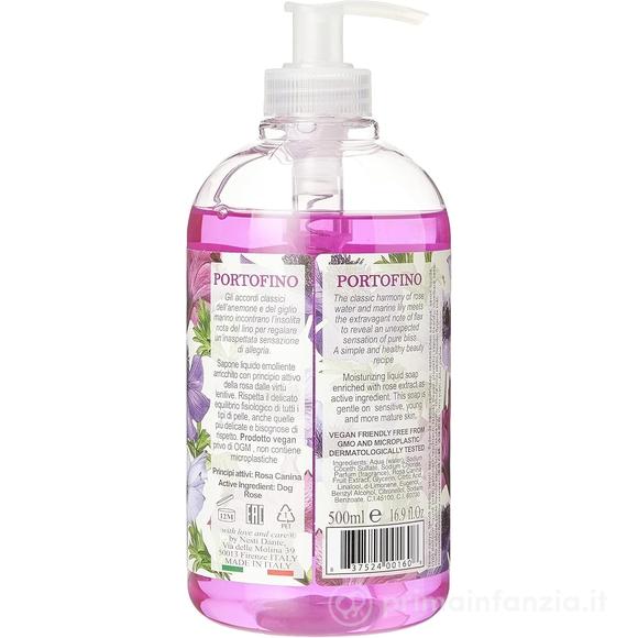 Sapone liquido Dolce Vivere Portofino SLS Free Vegan 500 ml NESTI DANTE