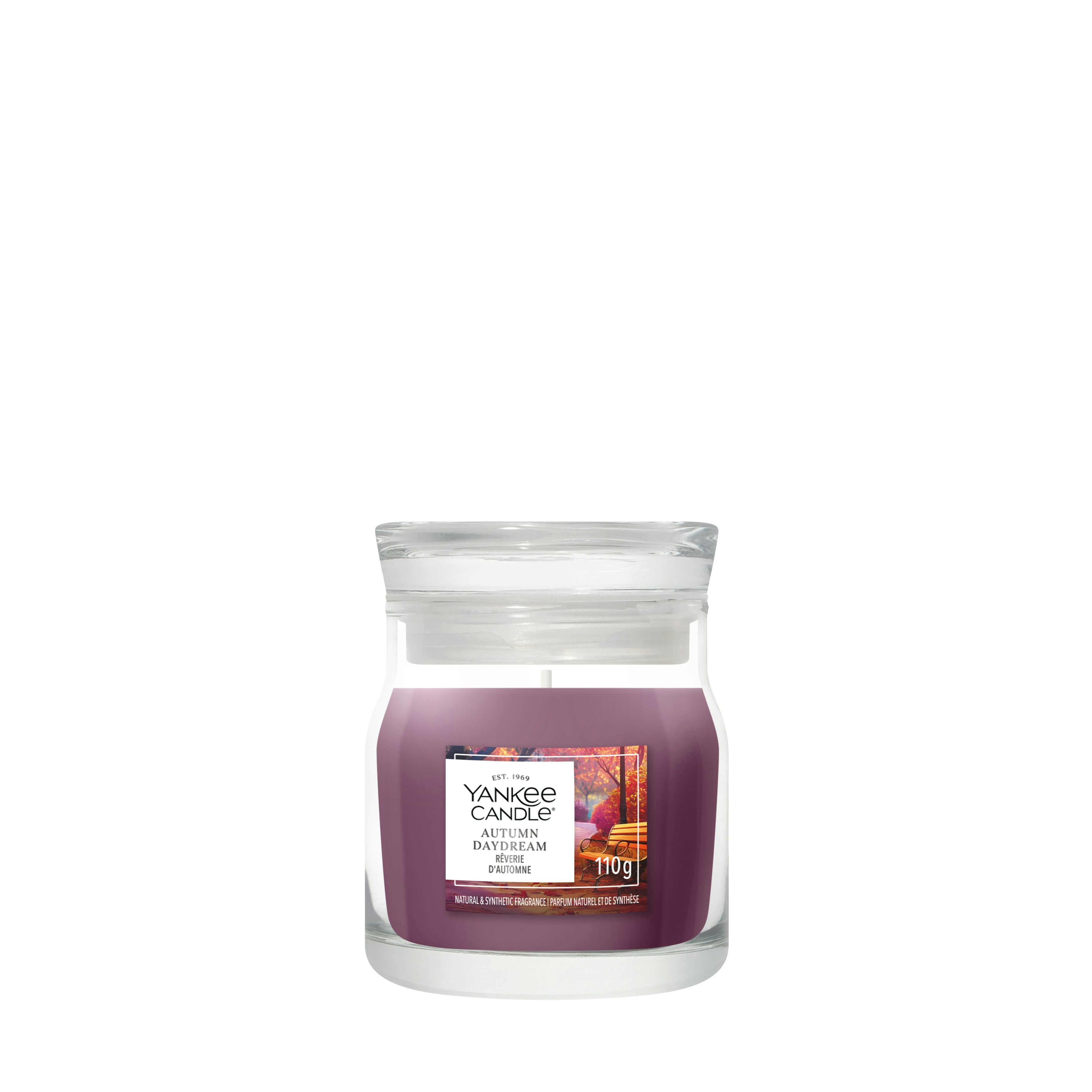 Candela piccola Signature Autumn Daydream 110g Rosso Yankee Candle