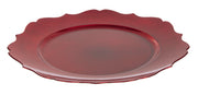 SOTTOPIATTO MERLETTO ROSSO 33CM