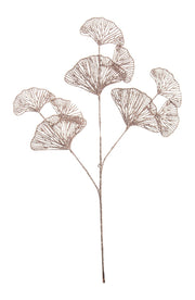 RAMO GINGKO BILOBA ROSA 70CM