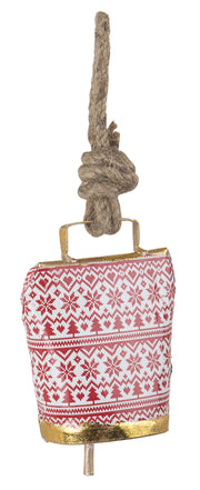 PENDAGLIO WENDI CAMPANA TIROLESE BIANCA/ROSSA