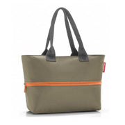 BORSA SHOPPER E1 OLIVE GREEN