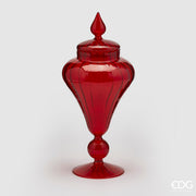 CONTENITORE PER CARAMELLE BONBON 17X36CM ROSSO