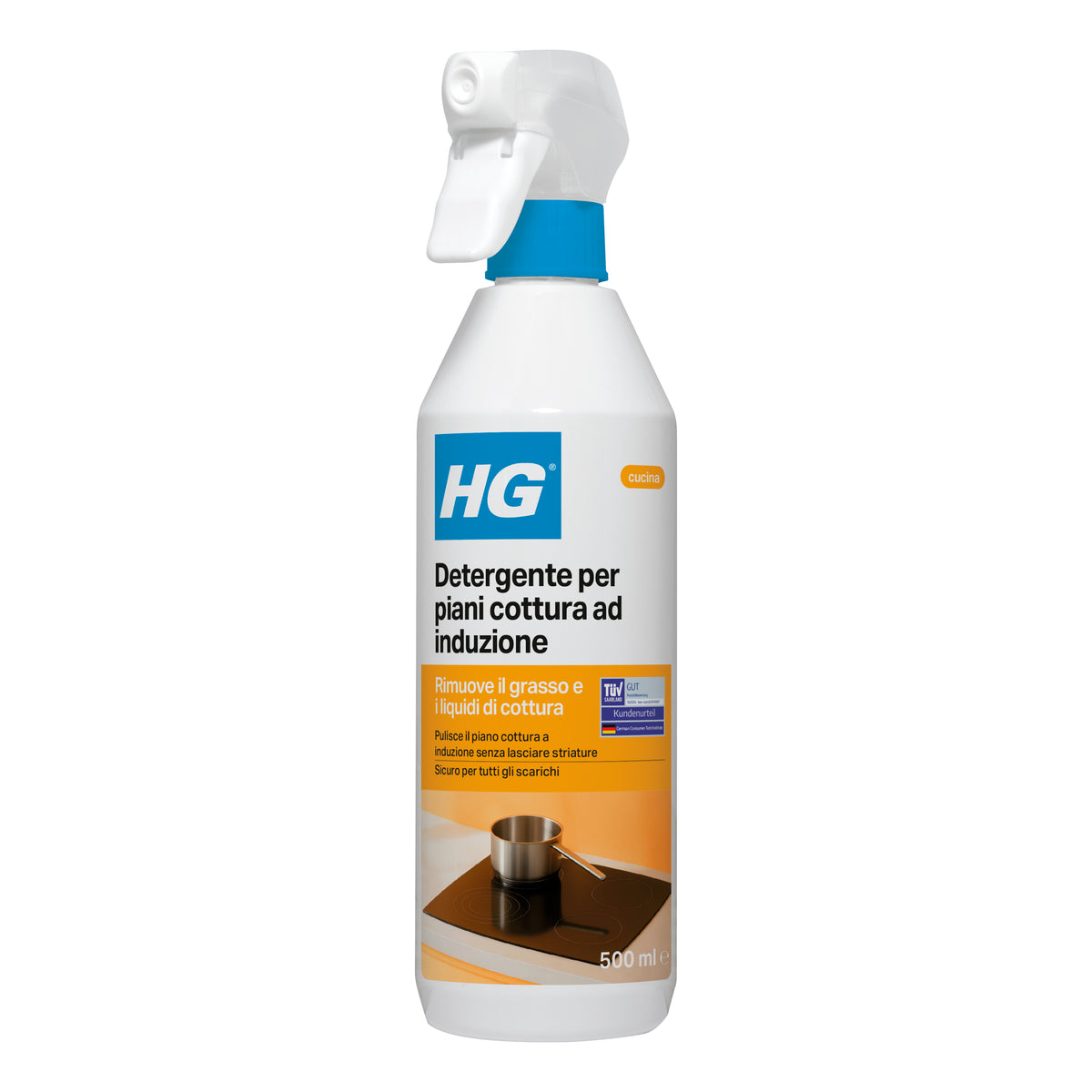 HG DETERGENTE PER PULIZIA GIORNALIERA DI PIANI COTTURA IN VETRO
