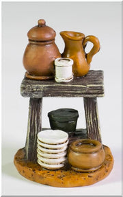 BANCO DEL VASAIO 4,5X4,5X6,5CM IN RESINA