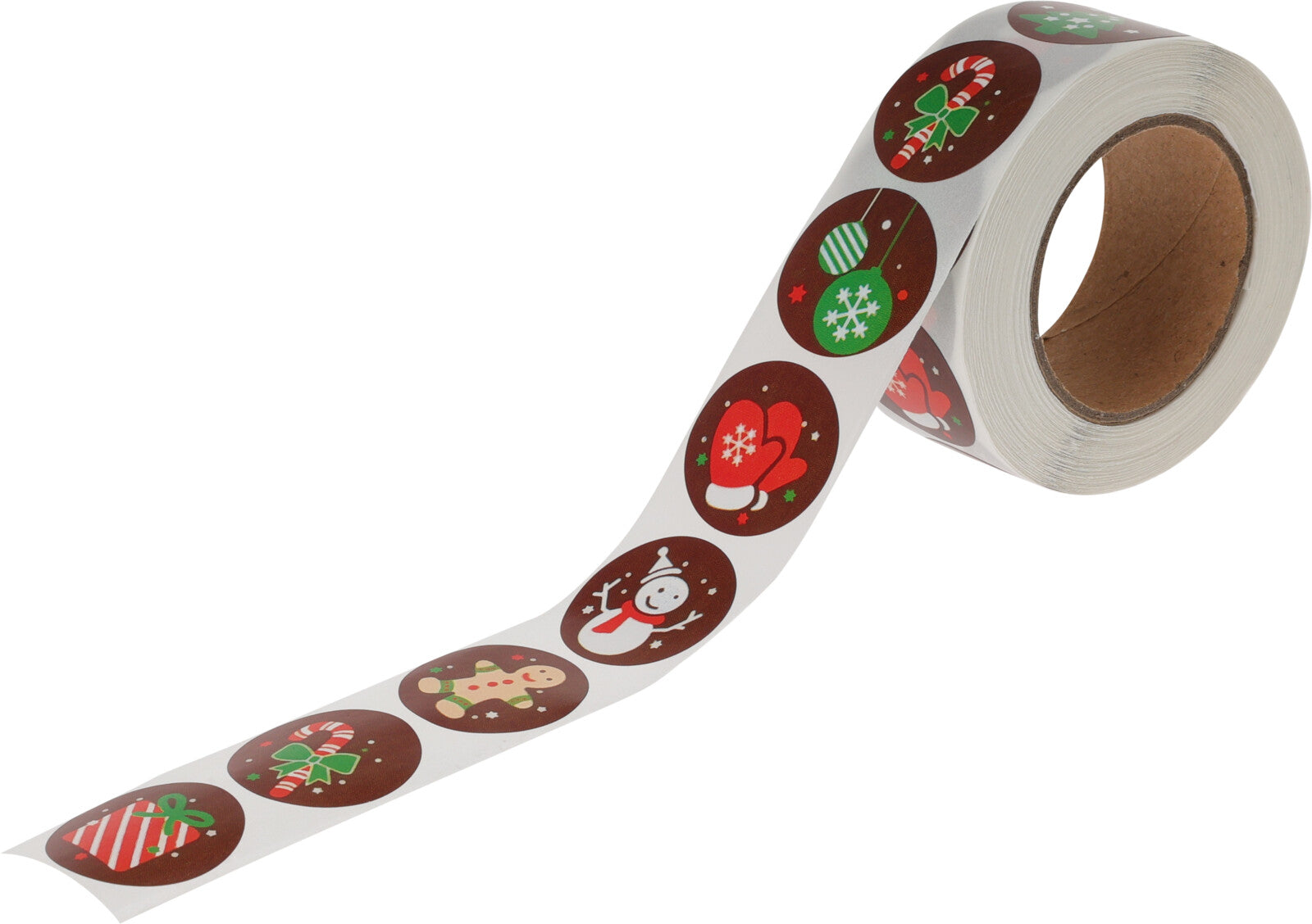 OFFERTA 3 ROTOLI CON STICKERS ADESIVI DI NATALE