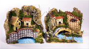 PONTE SU FIUME 20X14X17CM ASSORTITO