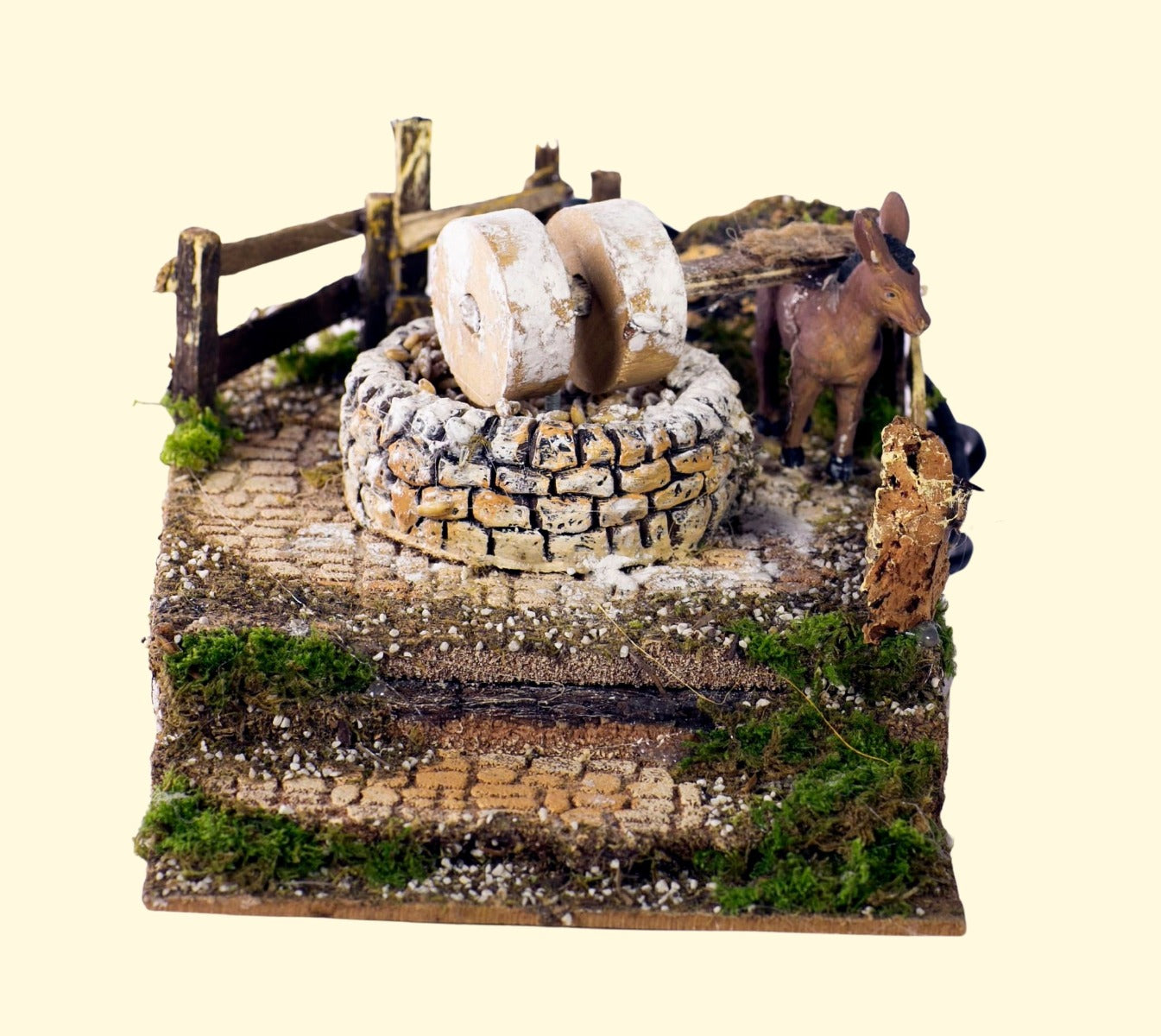 MACINA CON ASINO CON MOVIMENTI 20X14X10CM