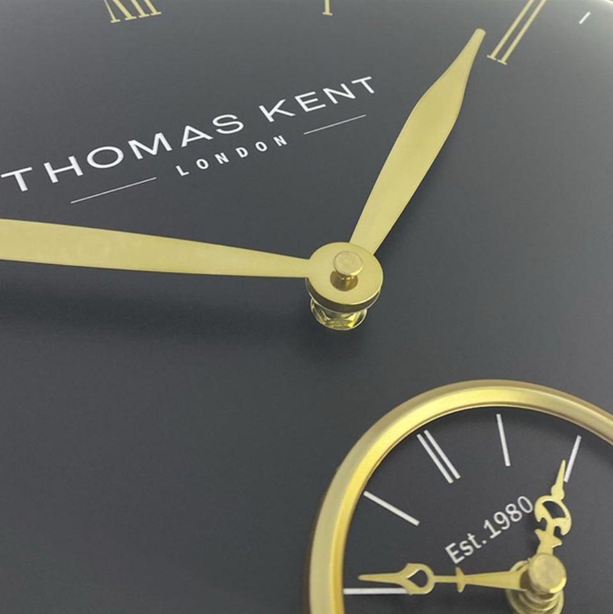 OROLOGIO DA PARETE THOMAS KENT TIMEKEEPER NERO