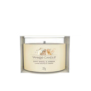 CANDELA PROFUMATA VOTIVE IN VETRO SOFT WOOL & AMBER