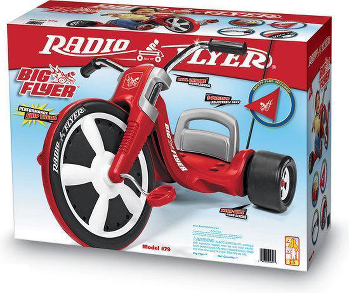 TRICICLO BIG FLYER ROSSO