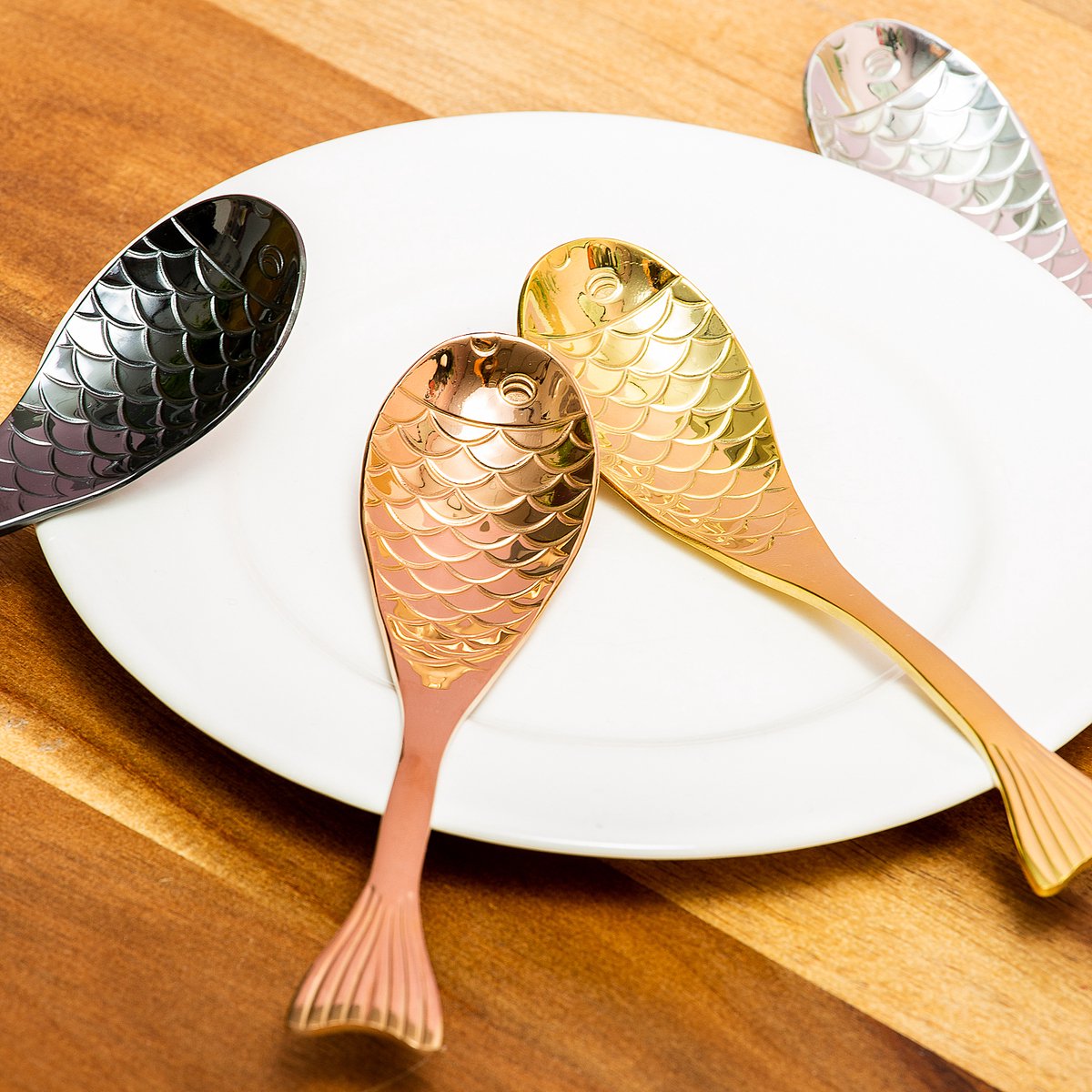 SET 4 CUCCHIAI OCEAN SPOONS WINKEE