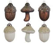 DECORAZIONE FUNGO DA APPENDERE 6X6X7,5CM MODELLO ASSORTITO