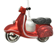 DECORAZIONE VESPA APPENDIBILE 4,5X11,5X7CM ROSSA