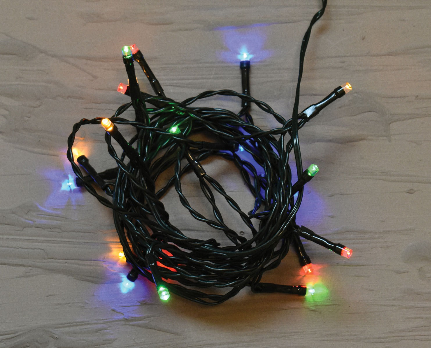LUCI DI NATALE PER PRESEPE CATENA CON 20 LED MULTICOLOR