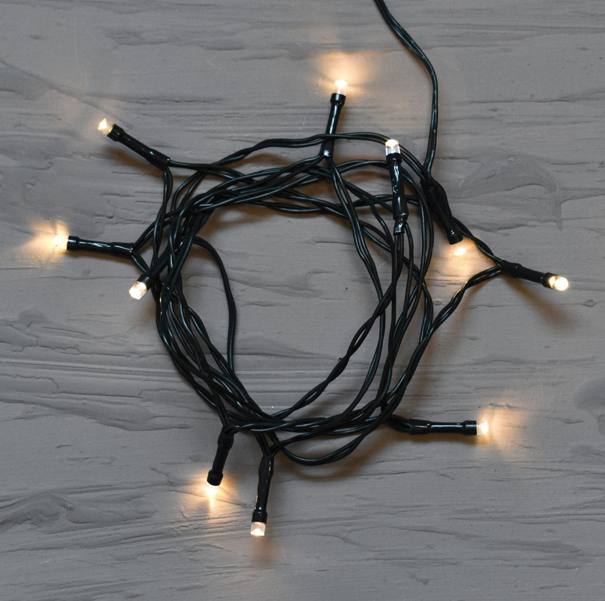 LUCI DI NATALE PER PRESEPE CATENA CON 10 LED BIANCO CALDO