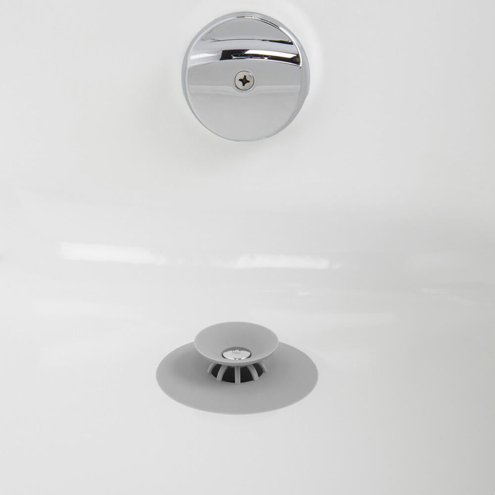 Tappo per Vasca e Filtro Capelli Flex D 9 cm Grigio UMBRA