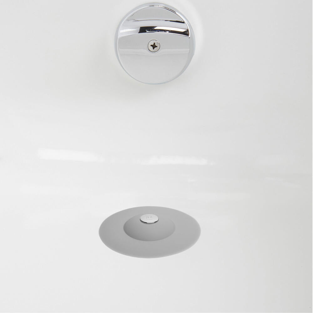 Tappo per Vasca e Filtro Capelli Flex D 9 cm Grigio UMBRA