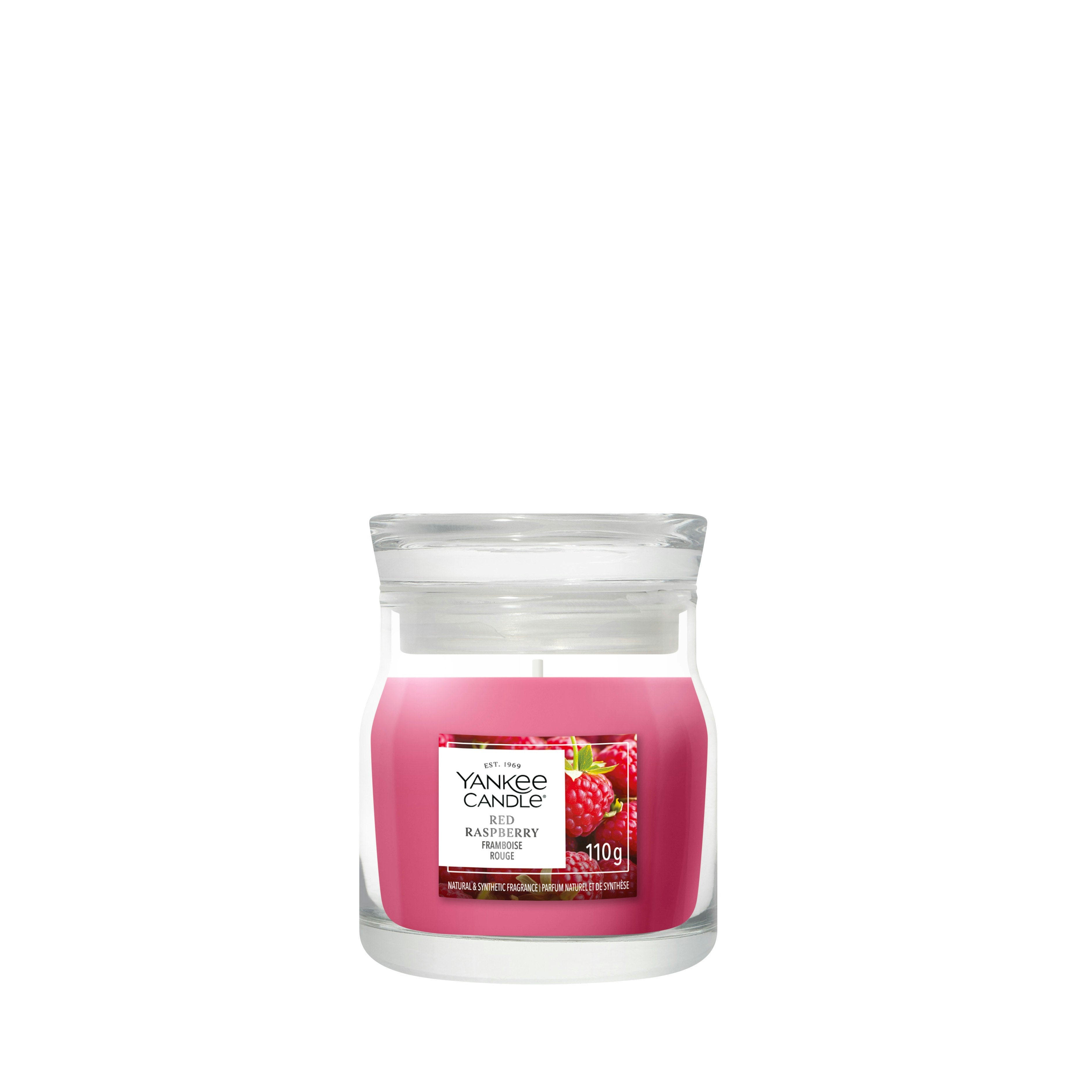Candela Red Raspberry 110g Rosso Yankee Candle