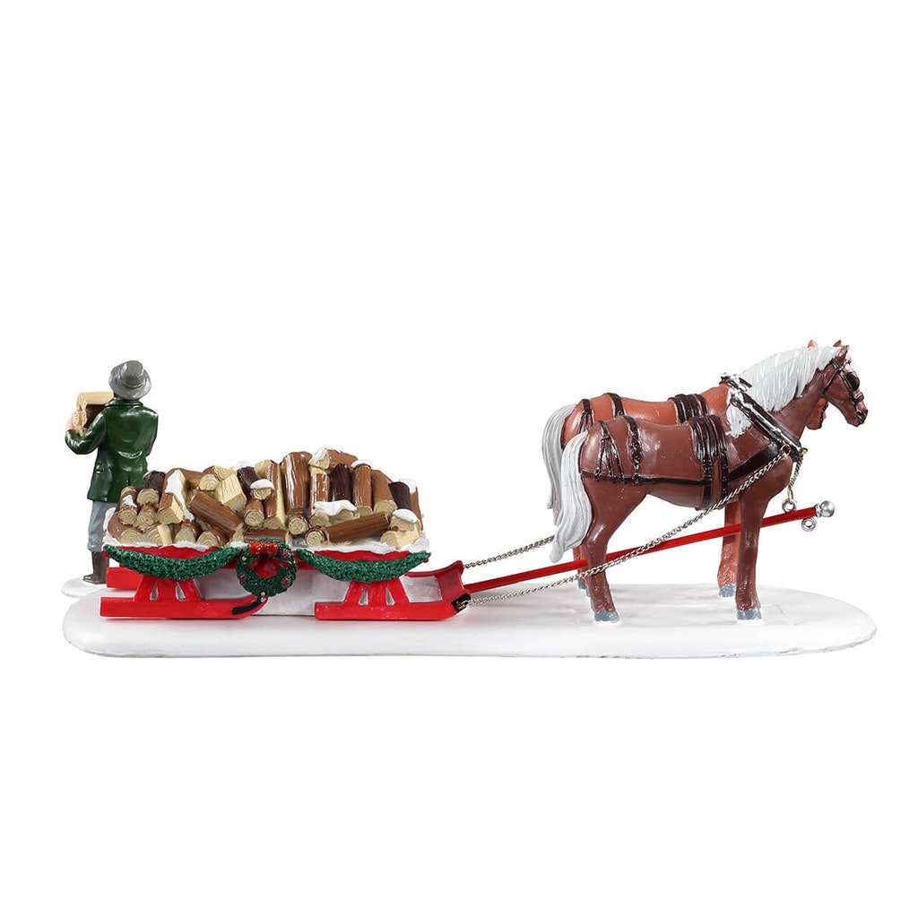 CONSEGNA DELLA LEGNA - FIREWOOD DELIVERY, SET OF 2