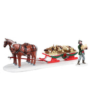 CONSEGNA DELLA LEGNA - FIREWOOD DELIVERY, SET OF 2