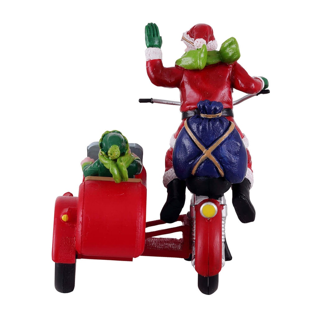 BABBO NATALE E L'ELFO IN MOTO - SANTA EXPRESS