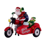 BABBO NATALE E L'ELFO IN MOTO - SANTA EXPRESS