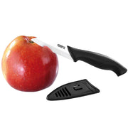 Coltello Ceramica CERAMO 18.5 cm Nero Bianco Gefu