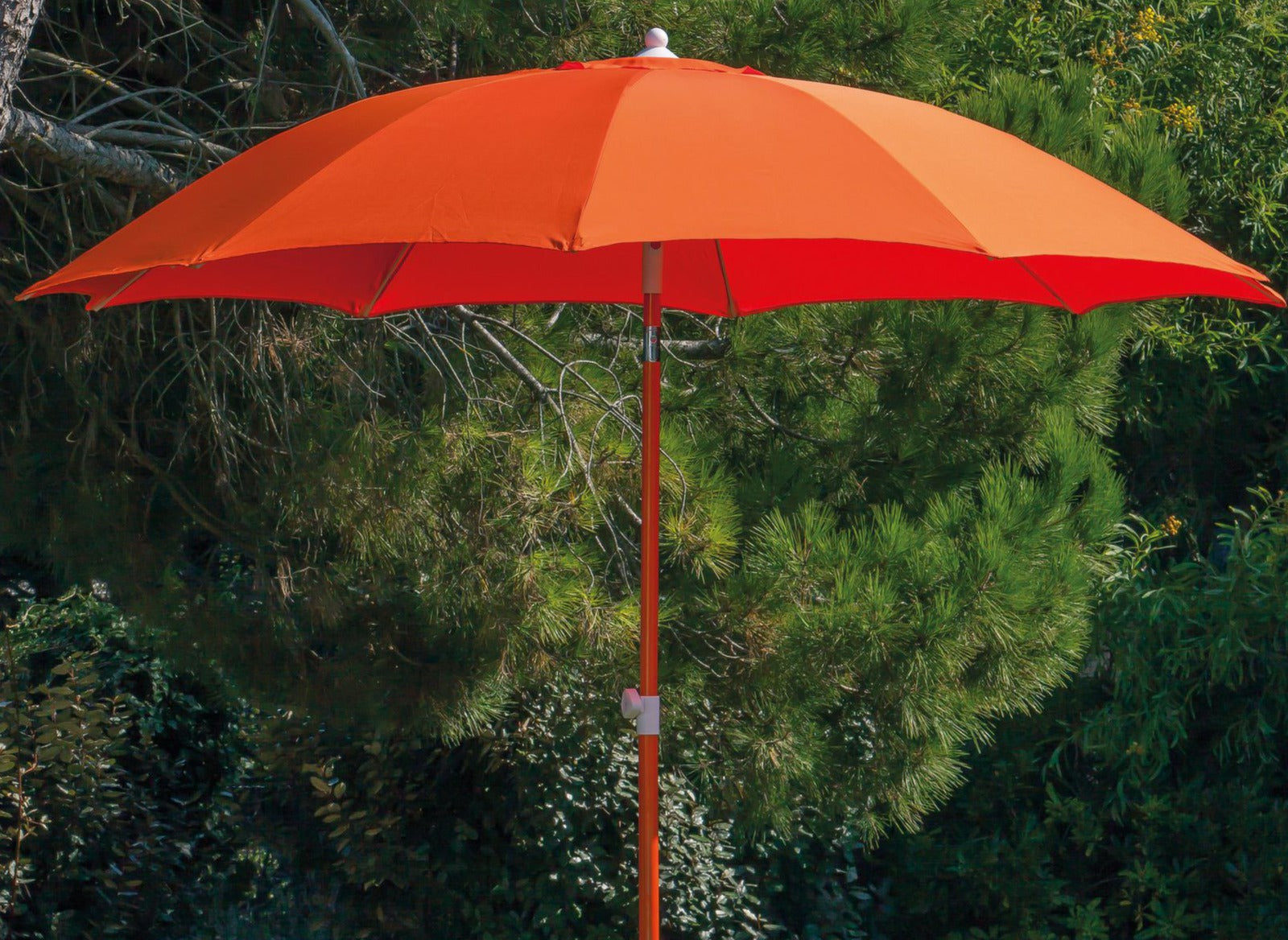 OMBRELLONE IN ALLUMINIO D.270CM ARANCIONE