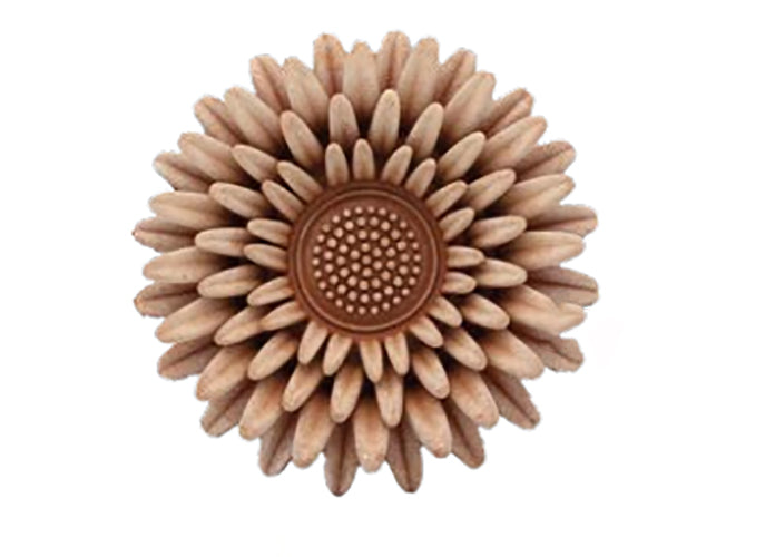 DECORAZIONE FIORE PETALI MARGHERITA CM.15 IN TERRACOTTA