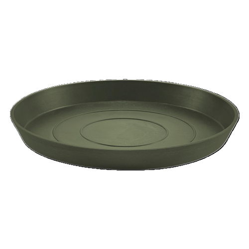 Sottovaso Rotondo D29 H3 cm Verde Kaki ECOPOTS