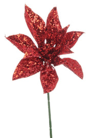 PICK POINSETTIA ROSSA H22,5CM
