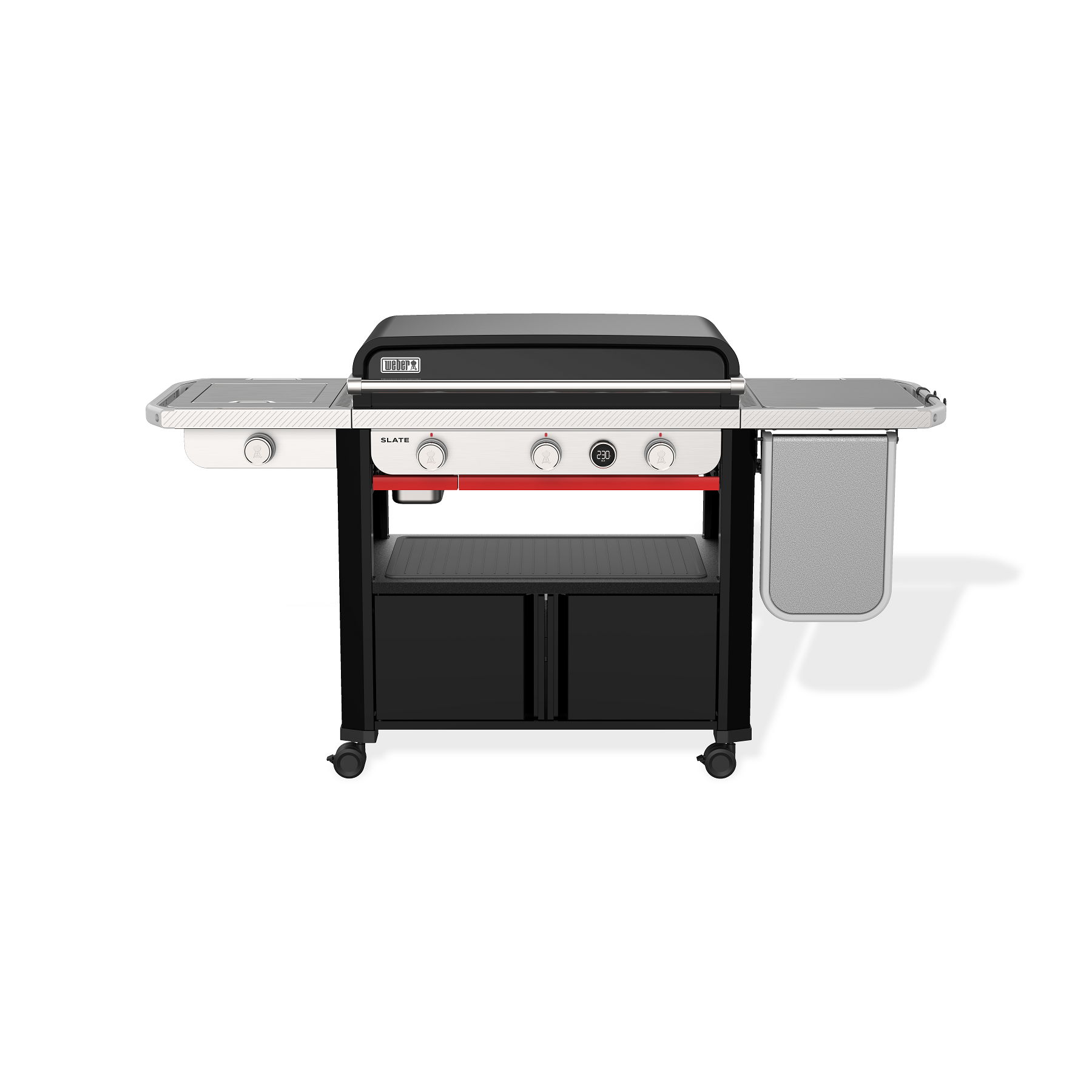 Plaque de cuisson à gaz Weber GPSB 76 cm en ardoise avec 3 brûleurs