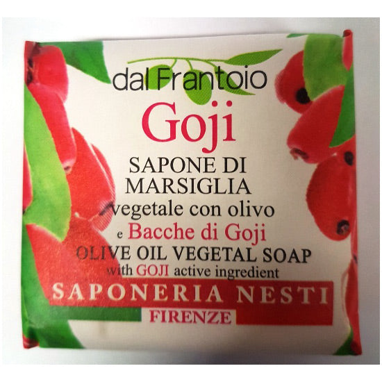 SAPONE VEGETALE DI MARSIGLIA DAL FRANTOIO CON OLIVO E BACCHE DI GOJI 100GR