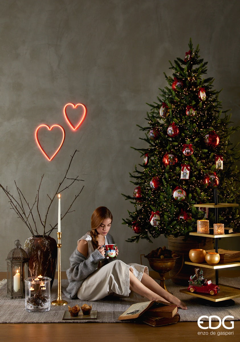 ALBERO DI NATALE PINO LUXURY 180CM PREILLUMINATO CON 3000 MINILED D136