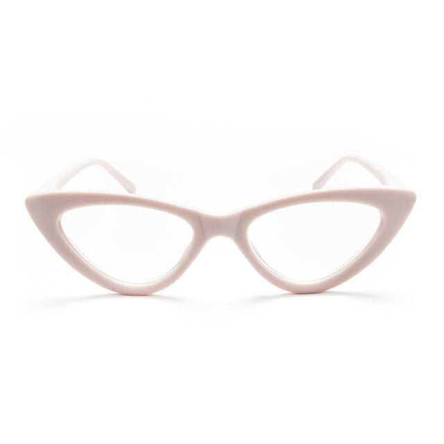 OCCHIALE DA LETTURA A GATTO 3.00 BIANCO - CAT EYE