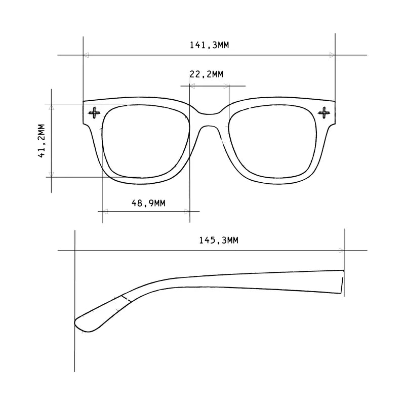 OCCHIALE DA SOLE PREMUM BIG FRAME GIOVANNI MIDNIGHT LENTI BLU