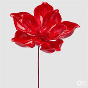 Fiore Magnolia Artificiale H65 D35 Rosso EDG