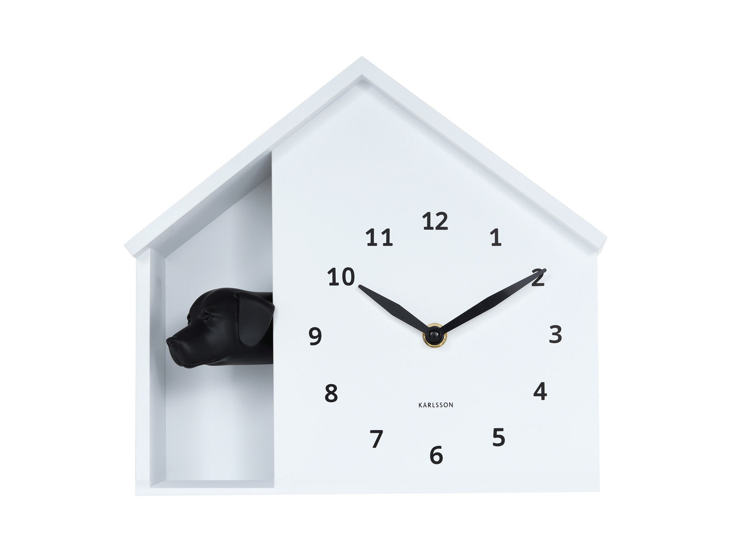 Orologio da Parete Peeking Doggy D24,9cm Bianco KARLSSON
