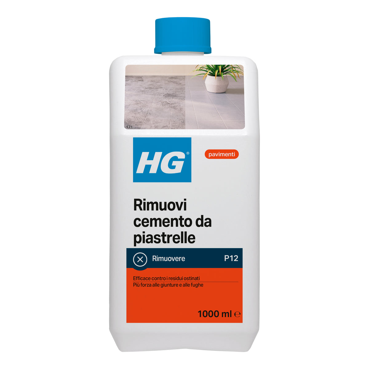 HG DÉMAQUILLANT POUR COLLE ET MORTIER 1 L