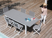 TAVOLO TRIESTE ALLUNGABILE 180/240X102 BIANCO/TALPA